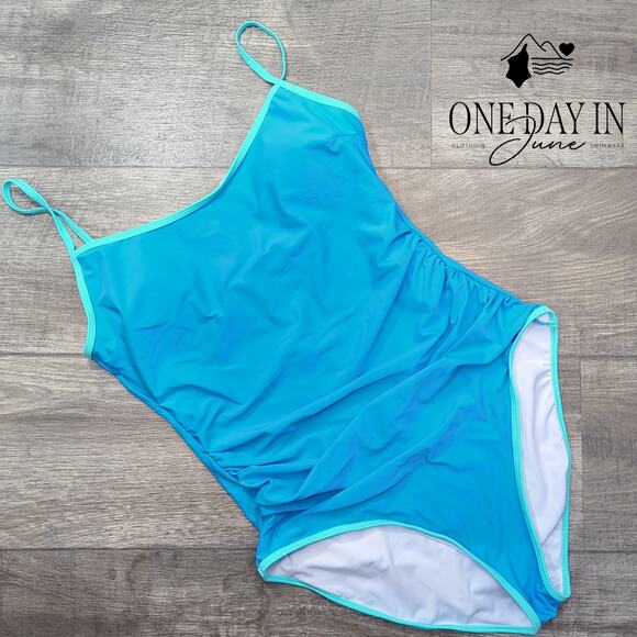 Eomenie Tummy Control One Piece Swimsuit Size L - Picture 2 of 6